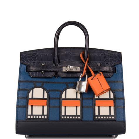 hermes bleu sac birkin faubourg